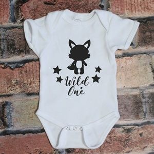 🦊 Wild One Onesie Available in Multiple sizes